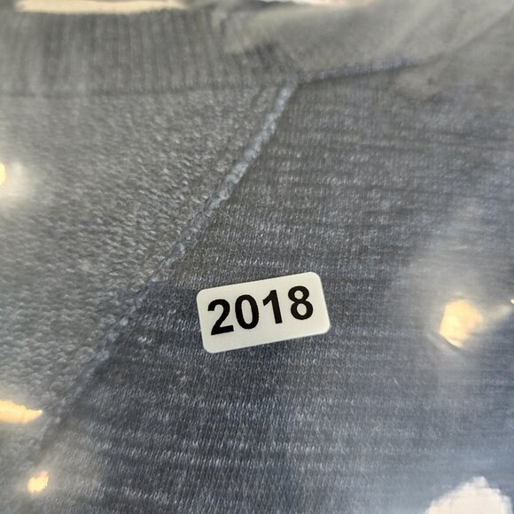 Mens Champion Heather Blue Sweatshirt Athletic Crew Neck Long Sleeves Size XXL - Picture 7 of 7